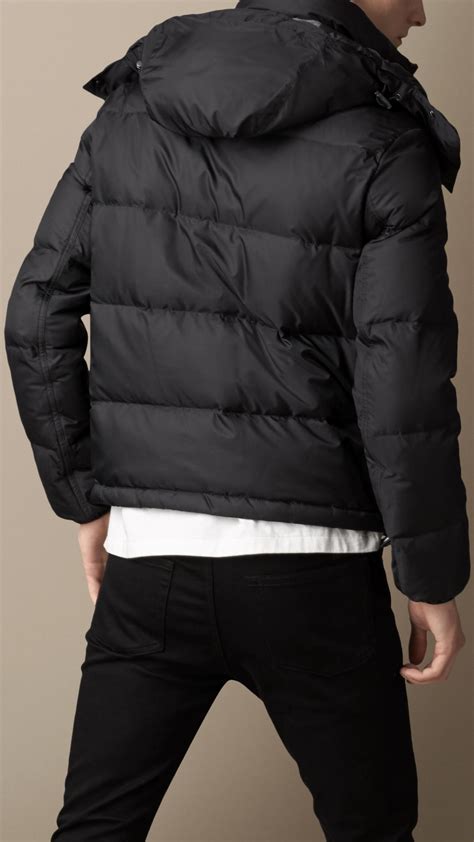 burberry mens down jacket hood|burberry lightweight hooded jacket.